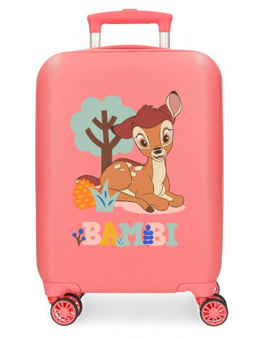 2661325 ABS SUITCASE 50CM 4W. BAMBI CORAL